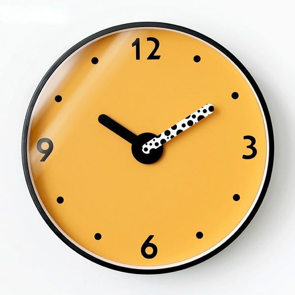

wall clocks living room household contracted clock nordic lovely creative mute personality digital reloj de pared decor