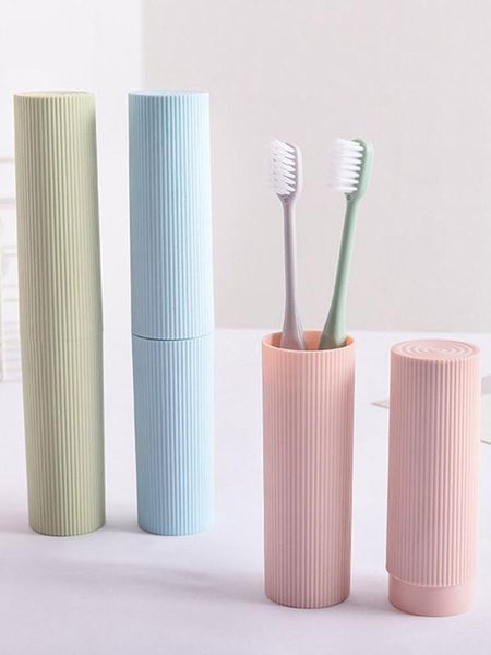 

toothbrush holders portable toothpaste box dustproof tooth brushes protector holder outdoor camp travel protect storage case