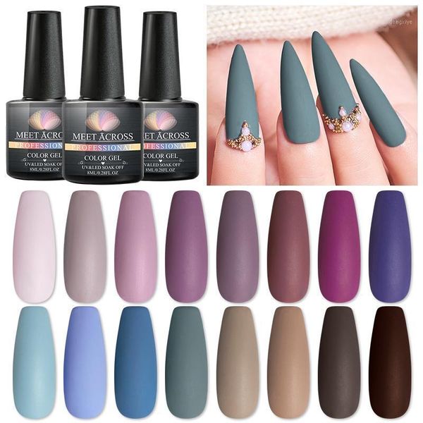 

across dark blue matte coat color uv nail gel polish semi permanent soak off led art diy design1, Red;pink