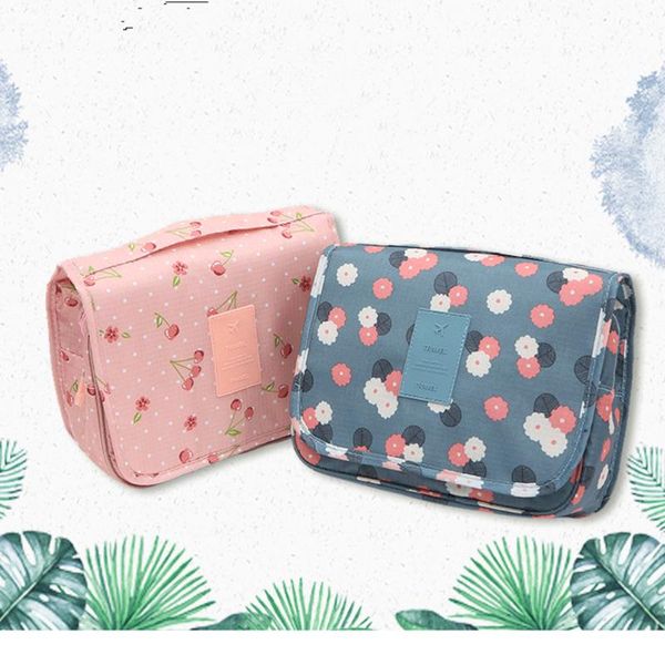 

hanging travel cosmetic bag women makeup bags toiletries organizer waterproof storage make up wash cases women's necessities &