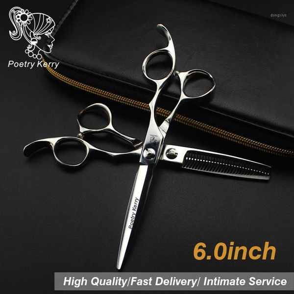 

inch professional hair set, straight scissors and thinning care & styling1