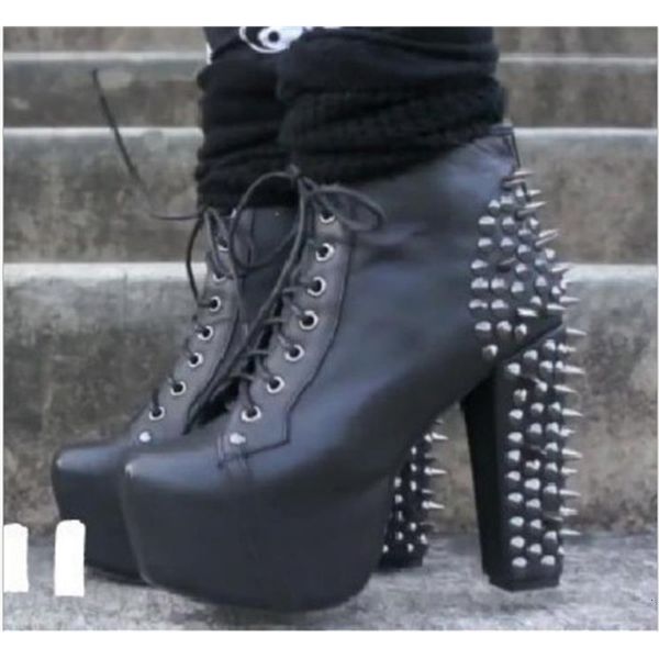 

women's boots super high heel liuding women's sho, Black