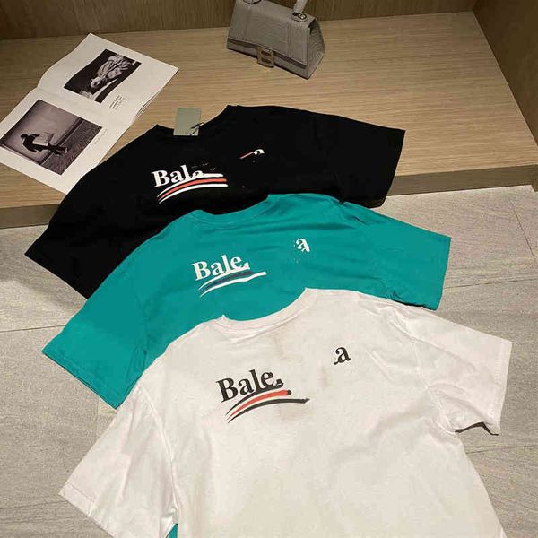 

2022 factory wholesale new short sleeve t-shirt women's cola letter print summer fashion large loose bottomed shirt a1, White