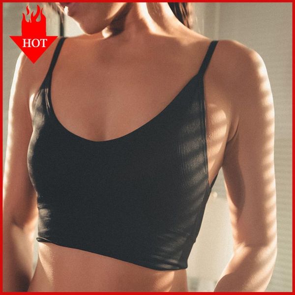 

yoga outfit tank crop women summer basic sport bra streetwear sleeveless solid color underwear intimates lingerie tanks