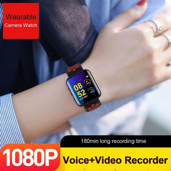 

mini cameras 1080p smartwatch cam camera voice video recorder passometer sport tracker smartband wristband smart band