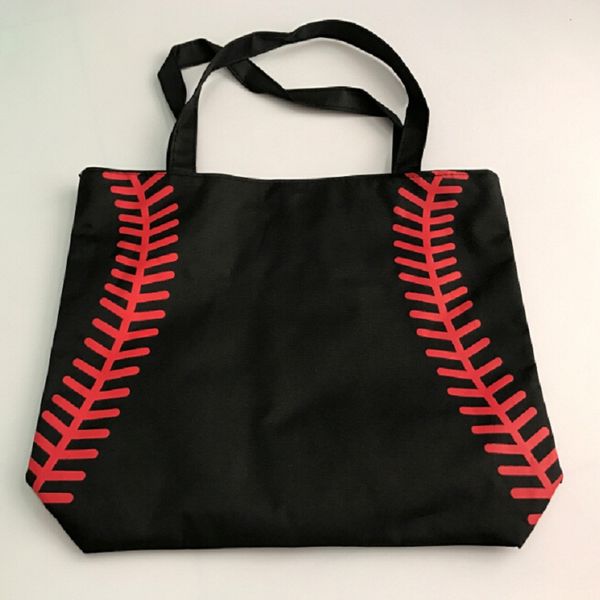

softball cycling lady canvas bag shoulder baseball women's handbag cute canva tote basketball
