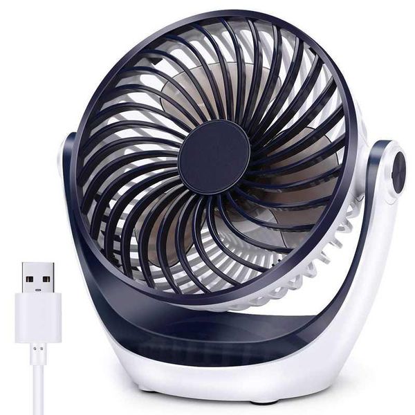 

electric fans desk fan small table with strong airflow ultra quiet portable speed adjustable head 360Â°rotatable mini personal for