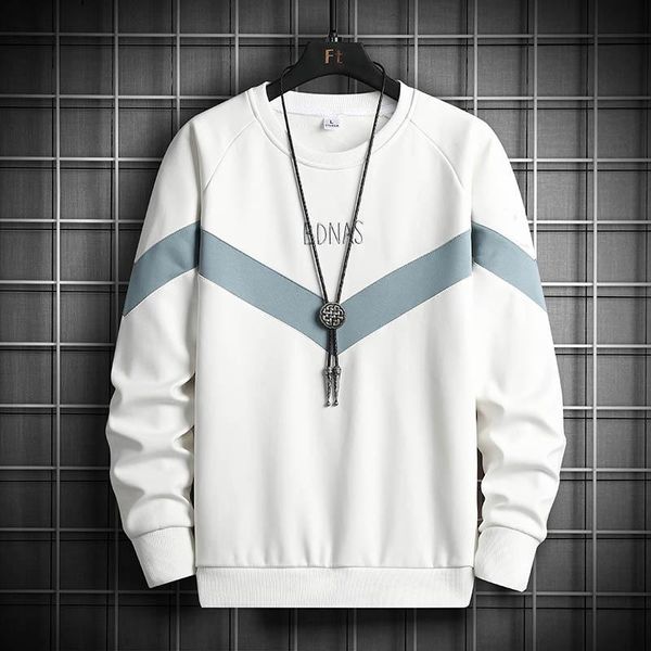 

men's hoodies & sweatshirts men 2021 spring and summer o-neck long casual loose fit streetwear men/women coat 4xl, Black