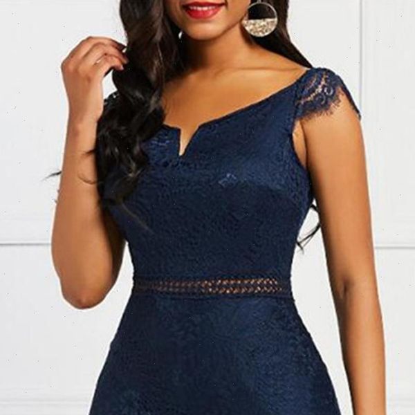 

women dresses elegant v neck bodycon off shoulder short sleeve zipper lace hollow out dress party slim lady vestidos, Black;gray