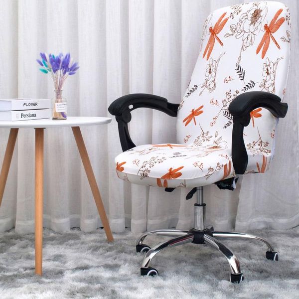 

chair covers office rotating computer elastic cover anti-dirty removable lift for meeting room seat