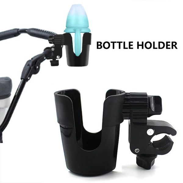 

universal stroller large caliber designed cup holder 360 degrees rotation multifunctional drink rack for wheelchair trolleys parts & accesso
