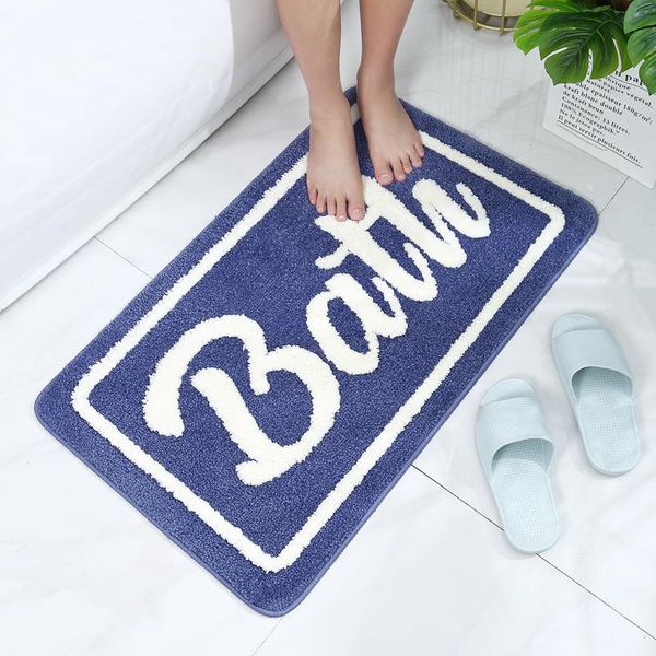 

soft shaggy non-slip microfiber doormat bathroom rugs bath mats shower carpets