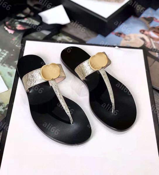 

2023 men beach luxury shoe designer woman man sneaker slippers summer fashion flip flops leather lady slipper shoes slides double buckle clo, Black