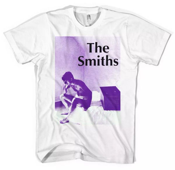 

the smiths t shirt william morrissey all sizes grey & white, White;black