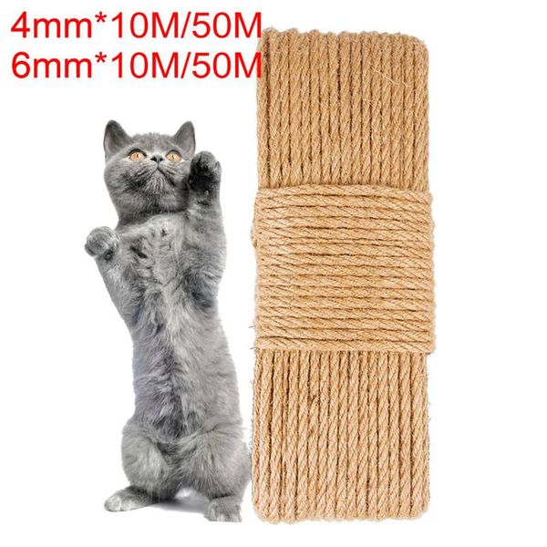 

cat furniture & scratchers diy natural sisal rope coils scratching post garden decking pets climbing frame pet for