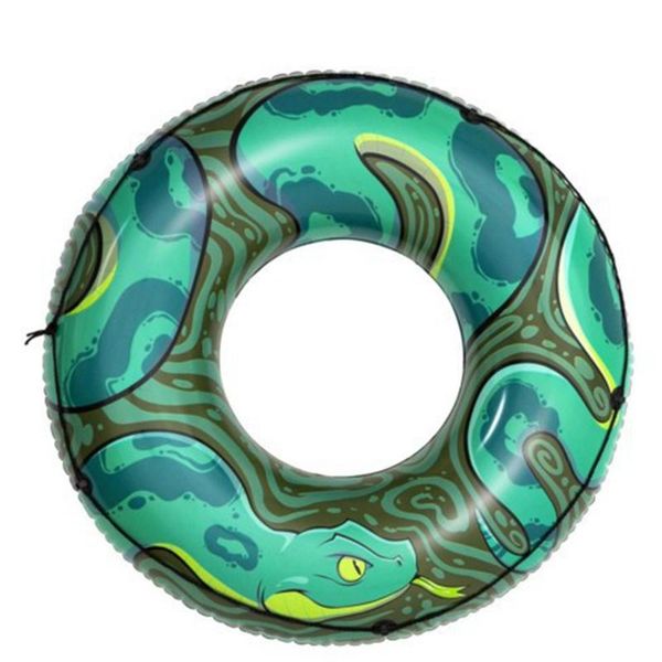 

life vest & buoy 119cm inflatable snake swim ring swimming pool floaties raft water fun toys
