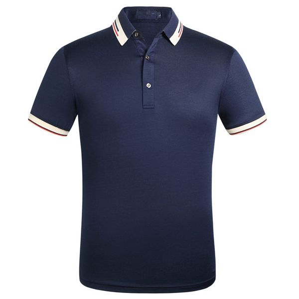 Polo da uomo stilista T-shirt manica corta originale giacca con risvolto singolo abbigliamento sportivo tuta da jogging nero bianco rosso tees taglia M - 3XL NO.4S