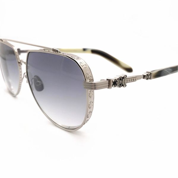 

sunglasses fashion trendy men and women personality driving big frame sword anti ultraviolet glasses 221, White;black