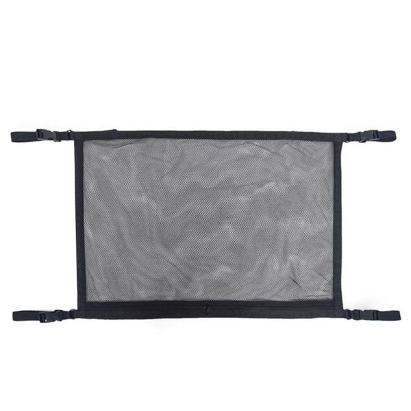 

car organizer ceiling storage net roof interior black bag sundries