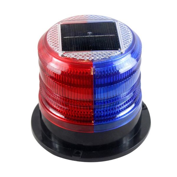 

pc solar flashing warning light strobe emergency headlight led lights safety car accessories auto lamp traffic