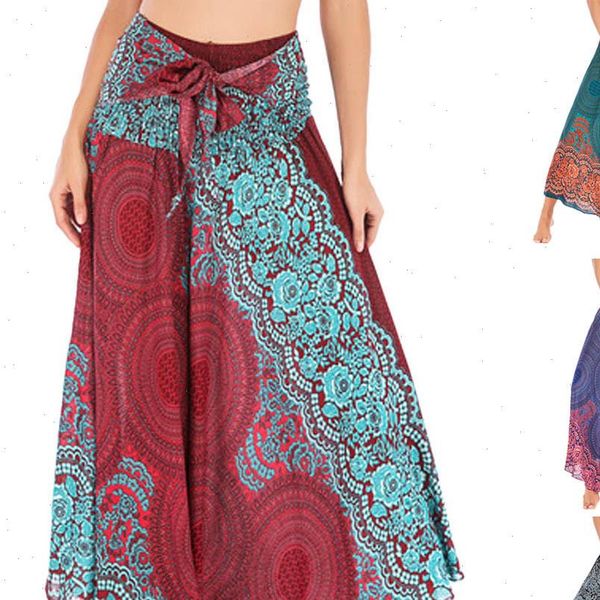

summer casual long hippie womens skirts bohemian flowers boho elastic waist floral halter jupe longue femm s, Black