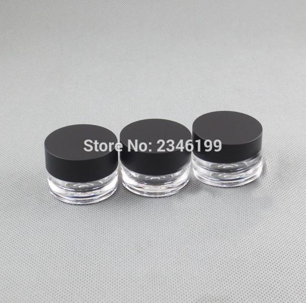 

storage bottles & jars 4g 40pcs/lot empty cosmetic eye cream container, diy facial jar, as refillable lip bottle