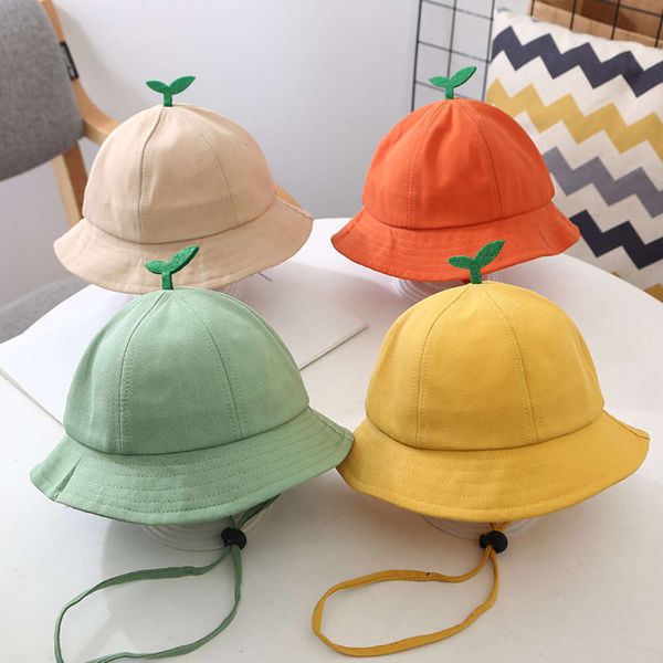 

children's hat thin baby fisherman's for boys and girls, Yellow
