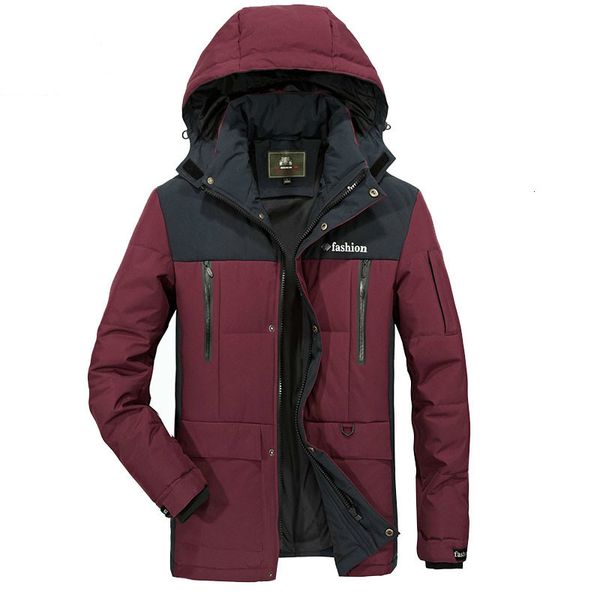 

men's down & parkas 2021 mark with hood winter jacket keep wind-proof s masculine clothing at station casual pasta hombre, Black