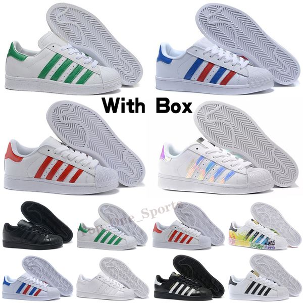 

originals superstar shoes white gold black red superstars 80s pride sneakers super star women men sport casual eur size 36-45