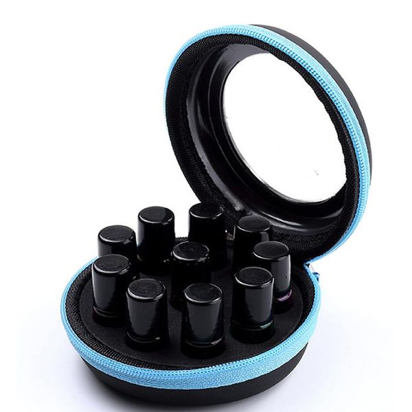 

storage boxes & bins 10bottles 2.5ml essential oils bag holder travel carry case