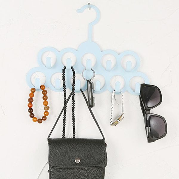 

hangers & racks loop scarf hanger non slip multifunction closet organization storage holder for men's tie women's shawl 11 loops t