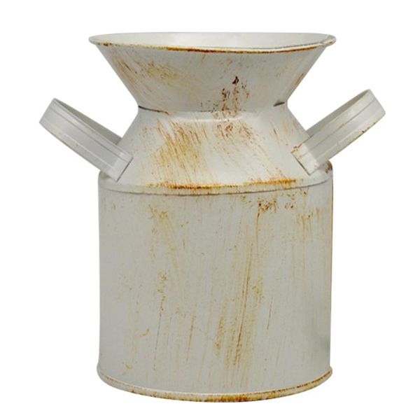 

watering equipments flower pot vintage iron vase shabby chic jug pitcher decoration deskornaments for home and garden (