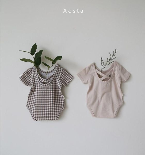 

rompers 2021 summer born infant baby girls boys cotton romper outfits jumpsuit bodysuit bodysuits for toddler shirt top, Blue