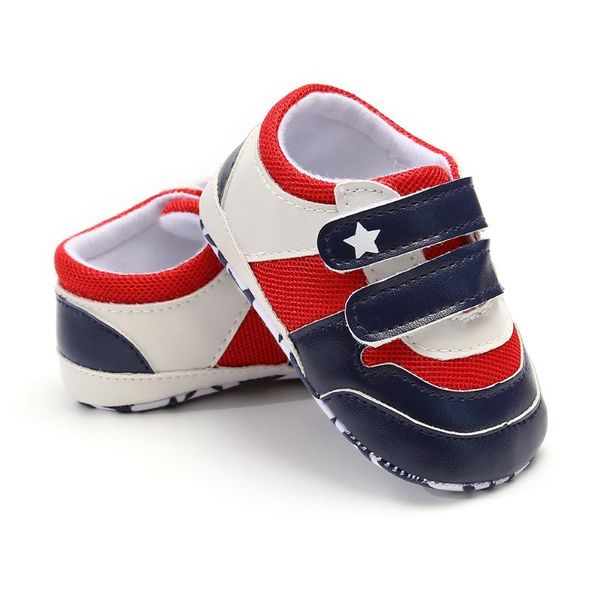 

first walkers 0-18m baby boys shoes breathable anti-slip walking sneakers toddler soft soled patchwork color infant autumn