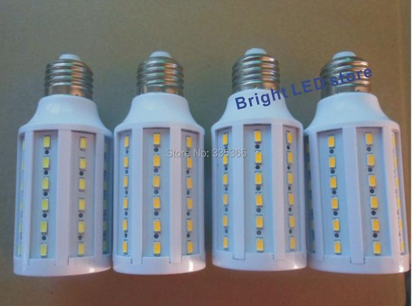 

bulbs dhl 12pcs x 85v-250v e27 smd5730 15w led bulb corn light