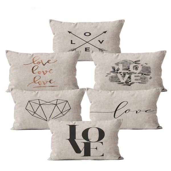 

cushion/decorative pillow rectangular scandinavian cushion cover home decor nordic decorative 30*50 case for sofa bed decoration pillowcase