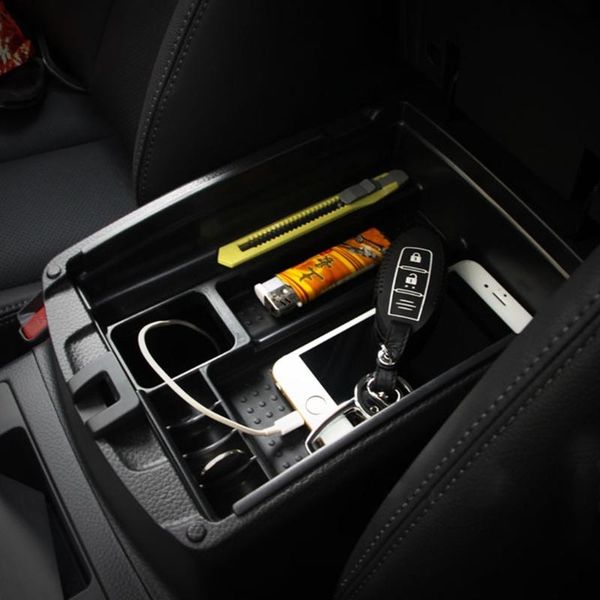 

car organizer center console armrest box glove secondary storage for rogue x-trail 2014-2021