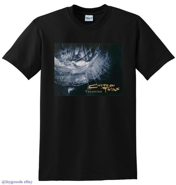 

*new* cocteau twins t shirt treasure vinyl cd cover small medium large or xl, White;black