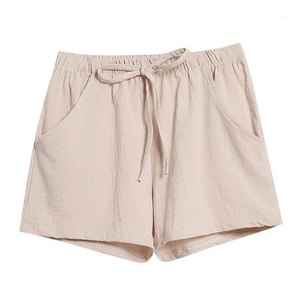 

summer fashion women shorts casual cotton high waist ladies loose solid color harajuku woman clothing ropa mujer#4, White;black