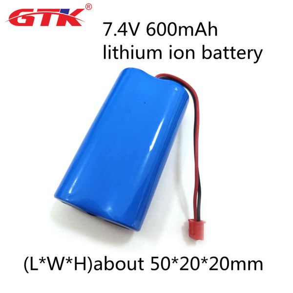 GTK recarregável 7.4v li-ion pack 600mAh personalizado 2S1P íon de lítio wtih BMS para cigarro elétrico banco de potência da câmera digital