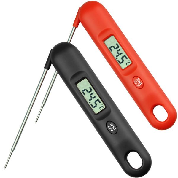 

zhixinlian household cooking temperature measuring barbecue thermometer food meat temperature measuring probe digital display folding