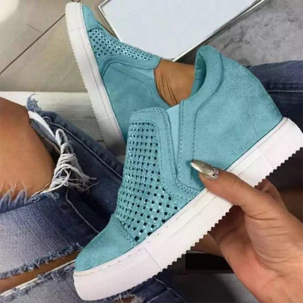 

boots women shoes autumn winter rhinestone ankle botas mujer mid heels platform slip on casual ladies short, Black