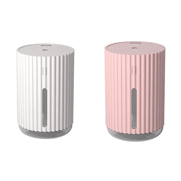 

essential oils diffusers cool mist humidifier with two working spray modes, 320ml portable usb mini 7 color led night light