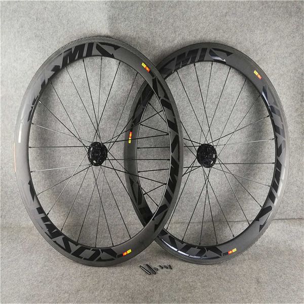 

bob cosmic 50mm 6 bolts center lock hubs disc disk carbon weelsets and quick release road bike wheelset