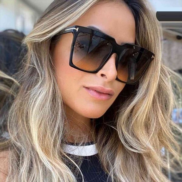 

classic tom square woman sunglasses fashion big frame shades cat eye vintage oversized sun glasses men oculos uv400, White;black