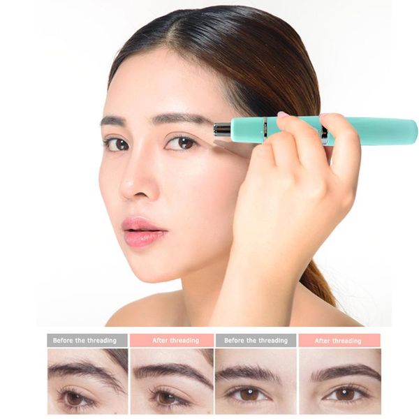 

electric nose & ear trimmers professional hair trimmer for men painless eyebrow facial removal razor women makeup tool