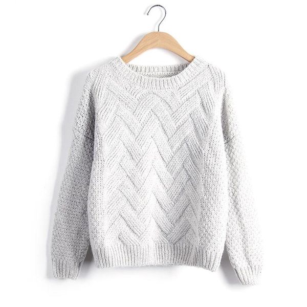 

women's sweaters pull femme 2021 autumn winter women and pullovers plaid thick knitting mohair sweater female loose variegated, White;black