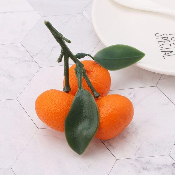 

party decoration realistic lifelike artificial tangerine fruit oranges fake display decor home k1mf