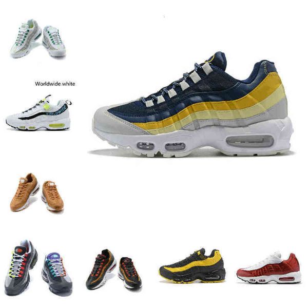 

95 running shoes yin yang og airs solar triple white worldwide seahawks particle grey neon 95s laser fuchsia red men women, Black