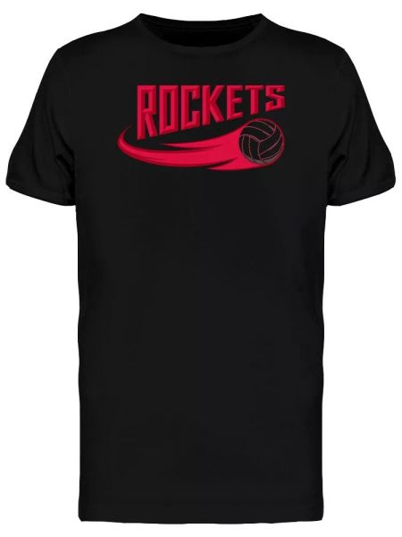 

Rocket Volleyball Logo Men's Tee -Image by Shutterstock, White;black